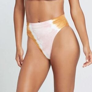 L*SPACE Tie Dye Frenchi Bikini Swimsuit Bottom Bitsy Size XS New